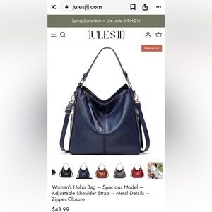 Joules Navy Blue Shoulder Bag